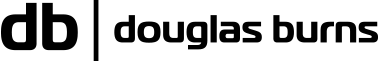 Logo with the initials "db" followed by a separator and "douglas burns" in a bold, modern font.